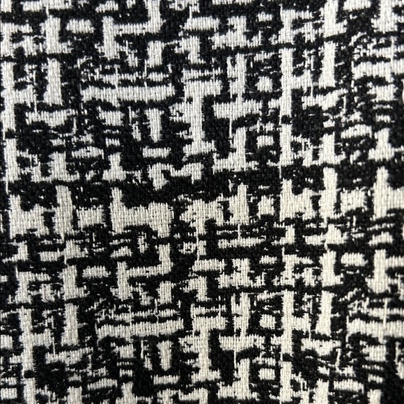 Calvin Klein Black and White Tweed Print Midi Dress - Picture 5 of 9